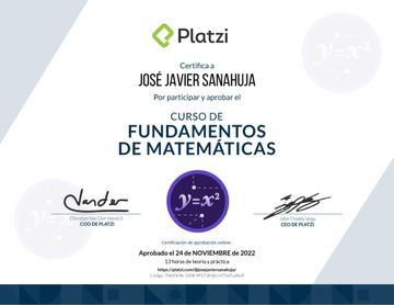 Fundamentos Matematicas