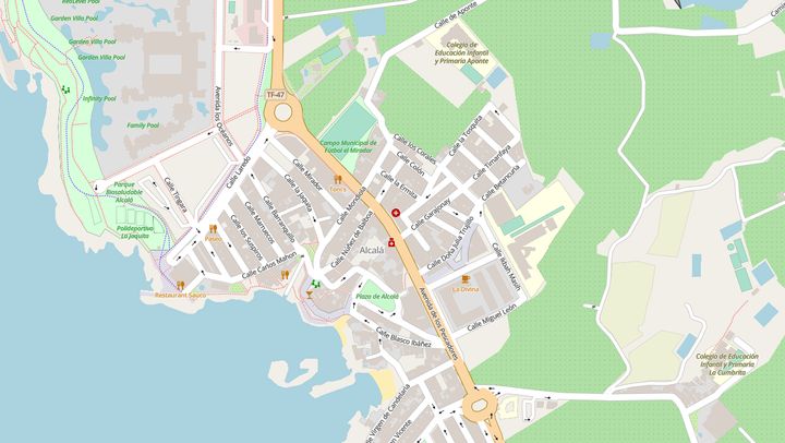 Mapa de diseño web en Alcalá