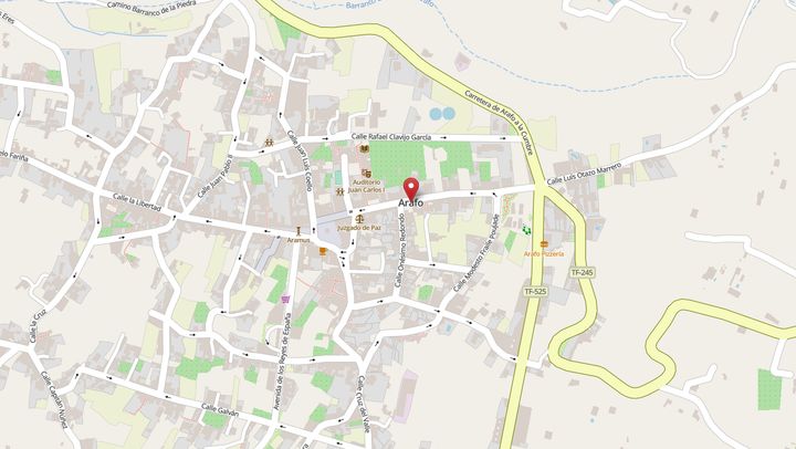 Mapa de diseño web en Arafo