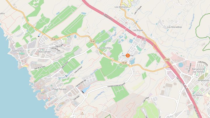 Mapa de diseño web en Armeñime