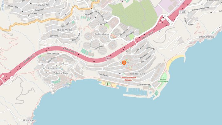 Mapa de diseño web en Radazul