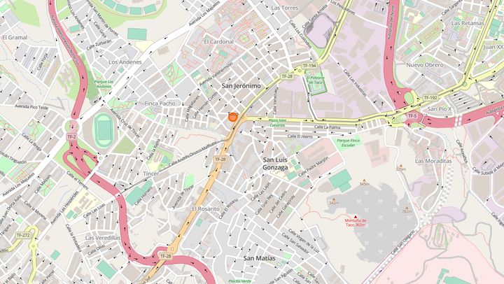 Mapa de diseño web en Taco