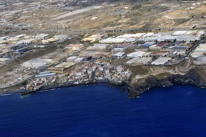 Vista aérea del Polígono de Güímar